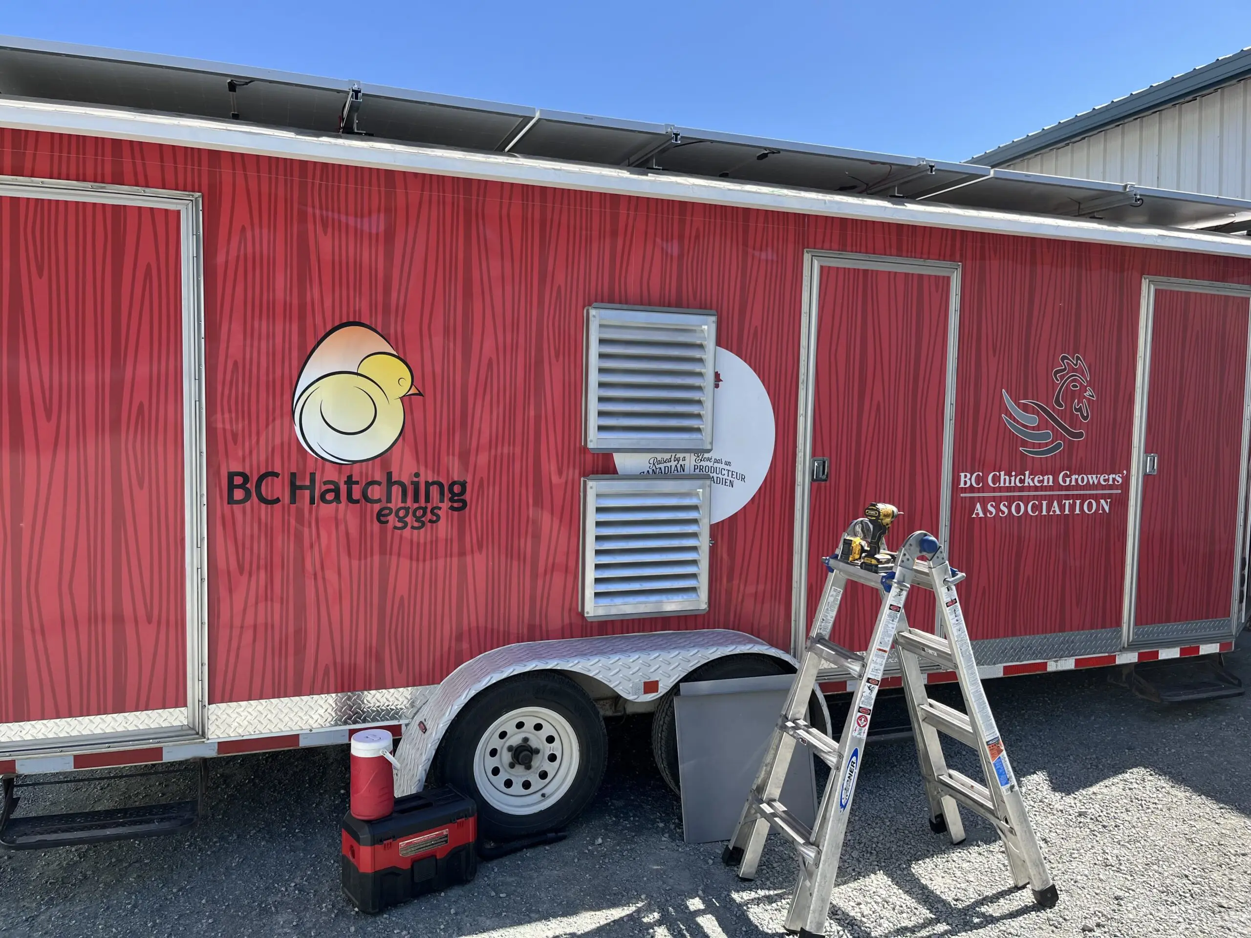 BC Chicken Growers Association refrigeration unit installed by Alpine Refrigeration Fraser Valley