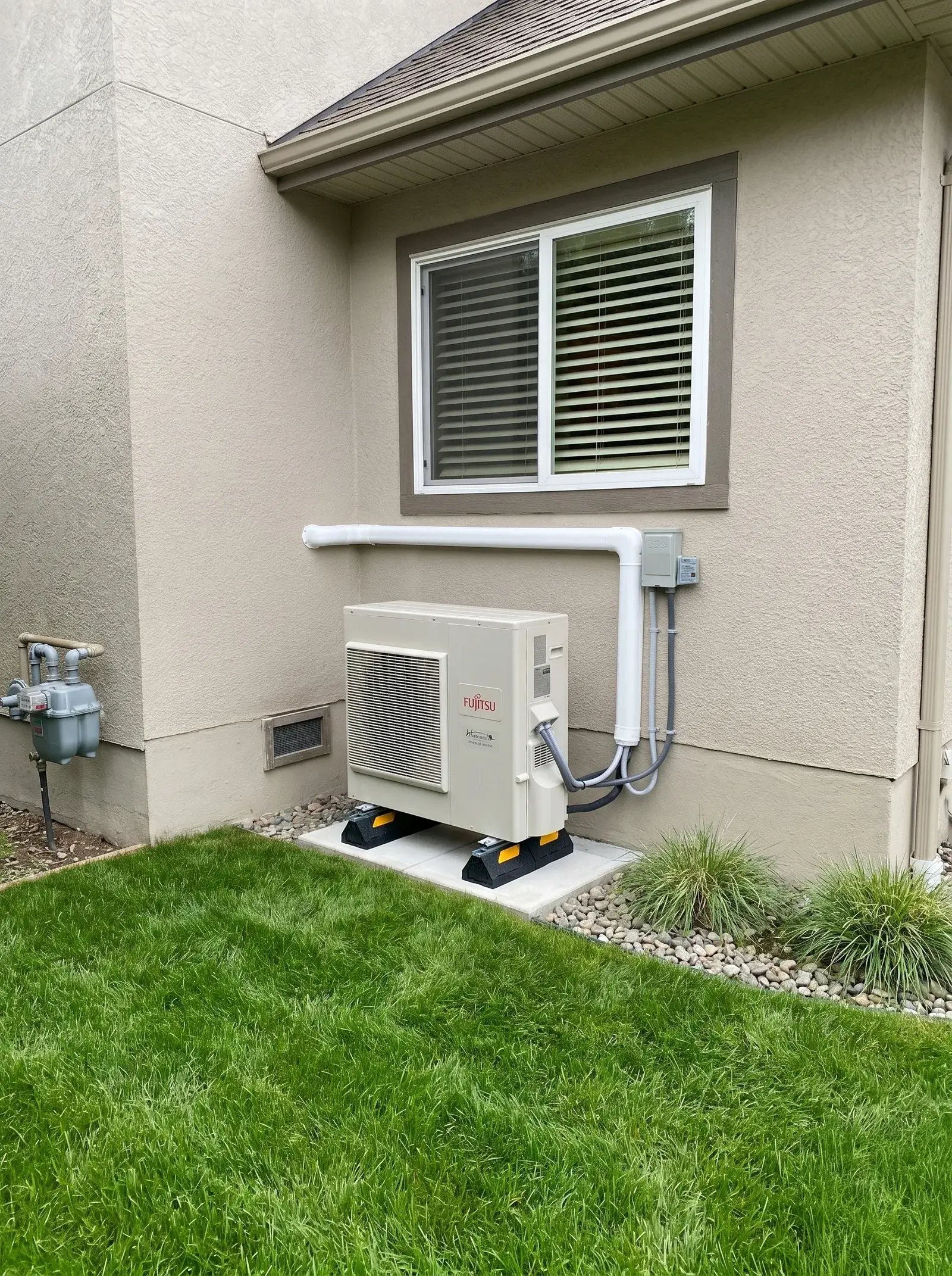 Residential heat pump and home comfort system serviced by Alpine Refrigeration in the Fraser Valley
