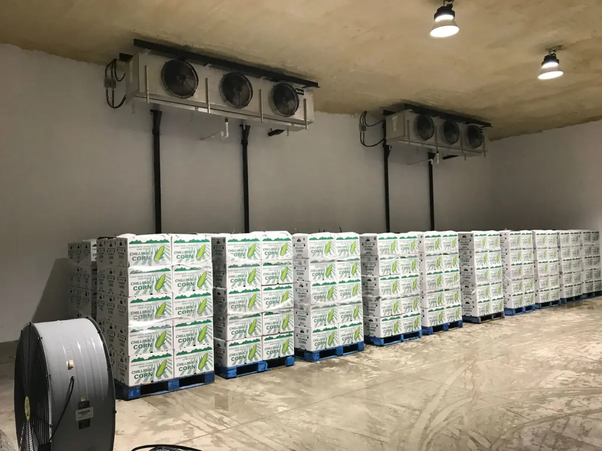 Chilliwack Corn Cold Storage Refrigeration Fraser Valley