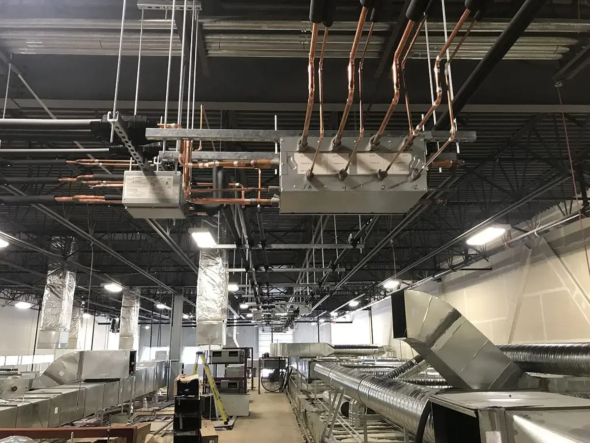 Commercial HVAC Copper Piping Installation Fraser Valley
